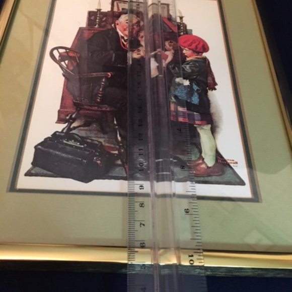 "Doctor and the Doll" Framed CPC Reproduction Print Wall Art by Norman Rockwell - Picture 8 of 11